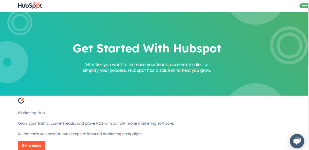HubSpot Main Website