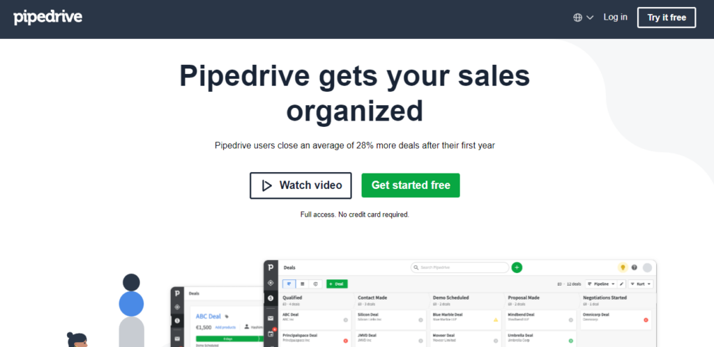 Pipedrive Main Website