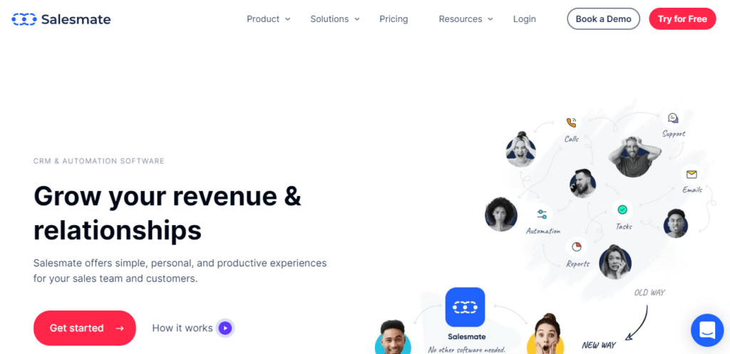 Salesmate Main Website