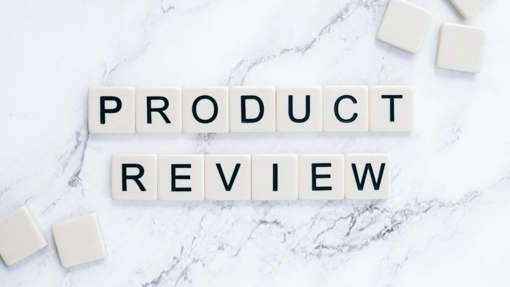 product review letter blocks