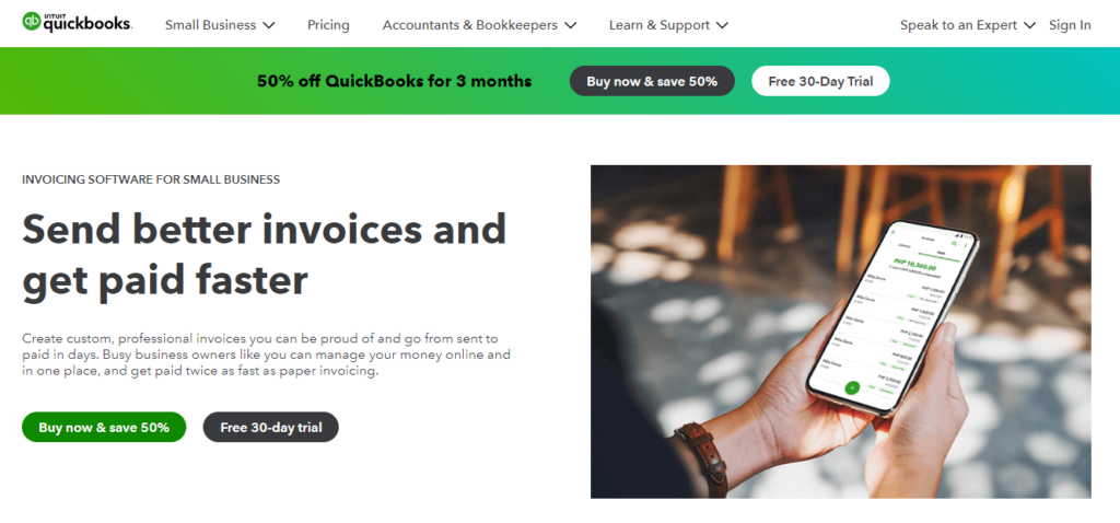 Quickbooks Invoices Main Website