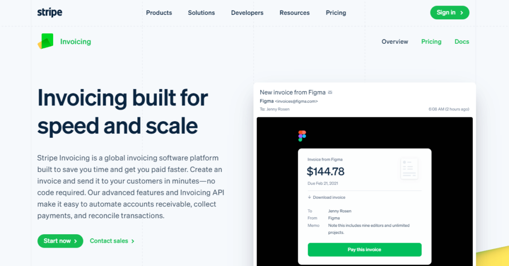 Stripe Invoicing