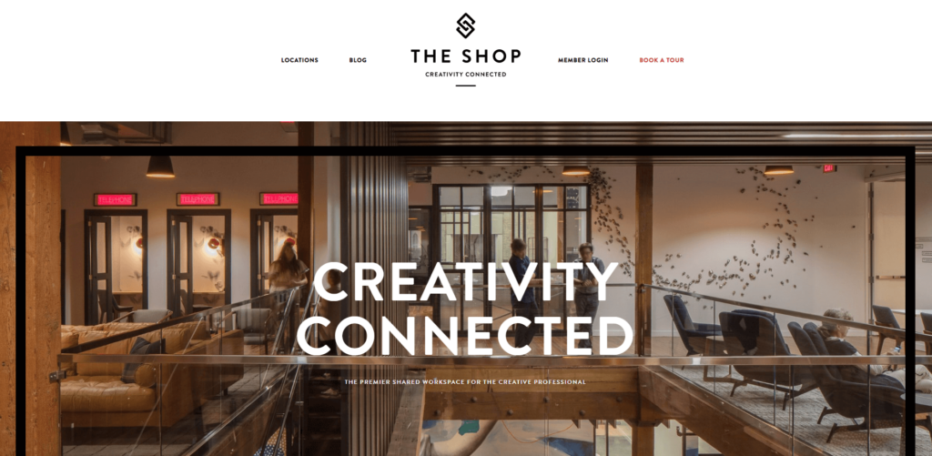 The Shop website