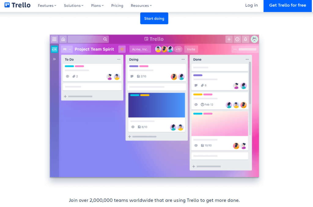 Trello sample