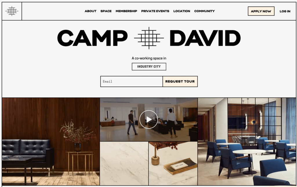 Camp David webpage